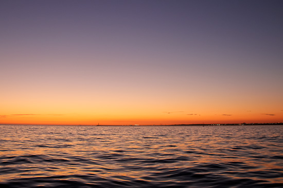 Camino de Ayamonte se pone el Sol